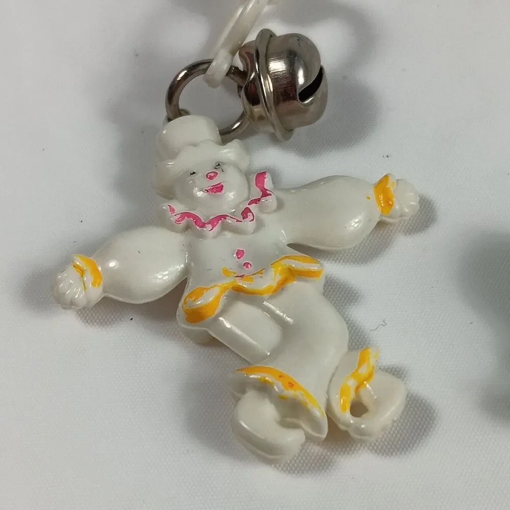 1980s Bell Charms Baby Bottle Clown Elephant Charms Lot Loose Played With Toys